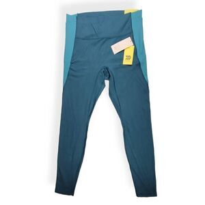 All In Motion Contour High Rise Vibrant Blue Leggings Medium